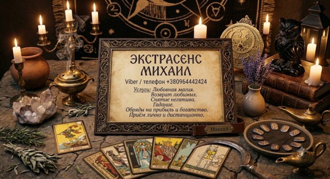 Сильный экстрасенс и таролог в Днепре: любовная магия, снятие порчи, п - изображение 1