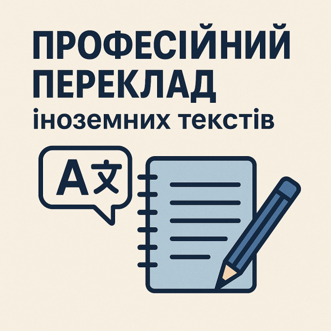 Професійний переклад іноземних текстів. - изображение 1