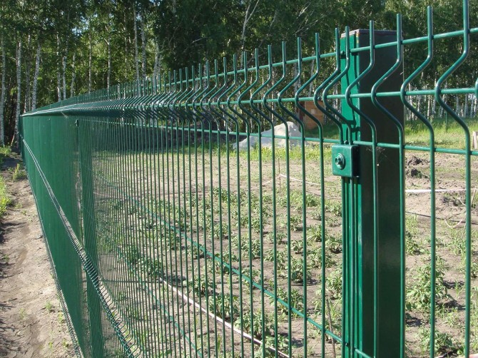 Секційні паркани із 3D сітки — монтаж під ключ - изображение 1