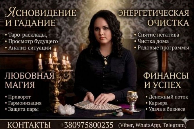 Ясновидящая Днепр. Снятие негатива. Предсказание судьбы. - изображение 1