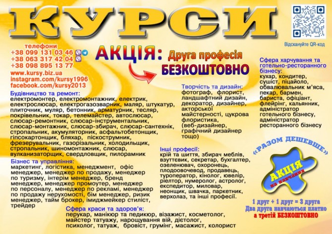 Курси сушист, піццеолі манікюр, шиття, плиточник - изображение 1